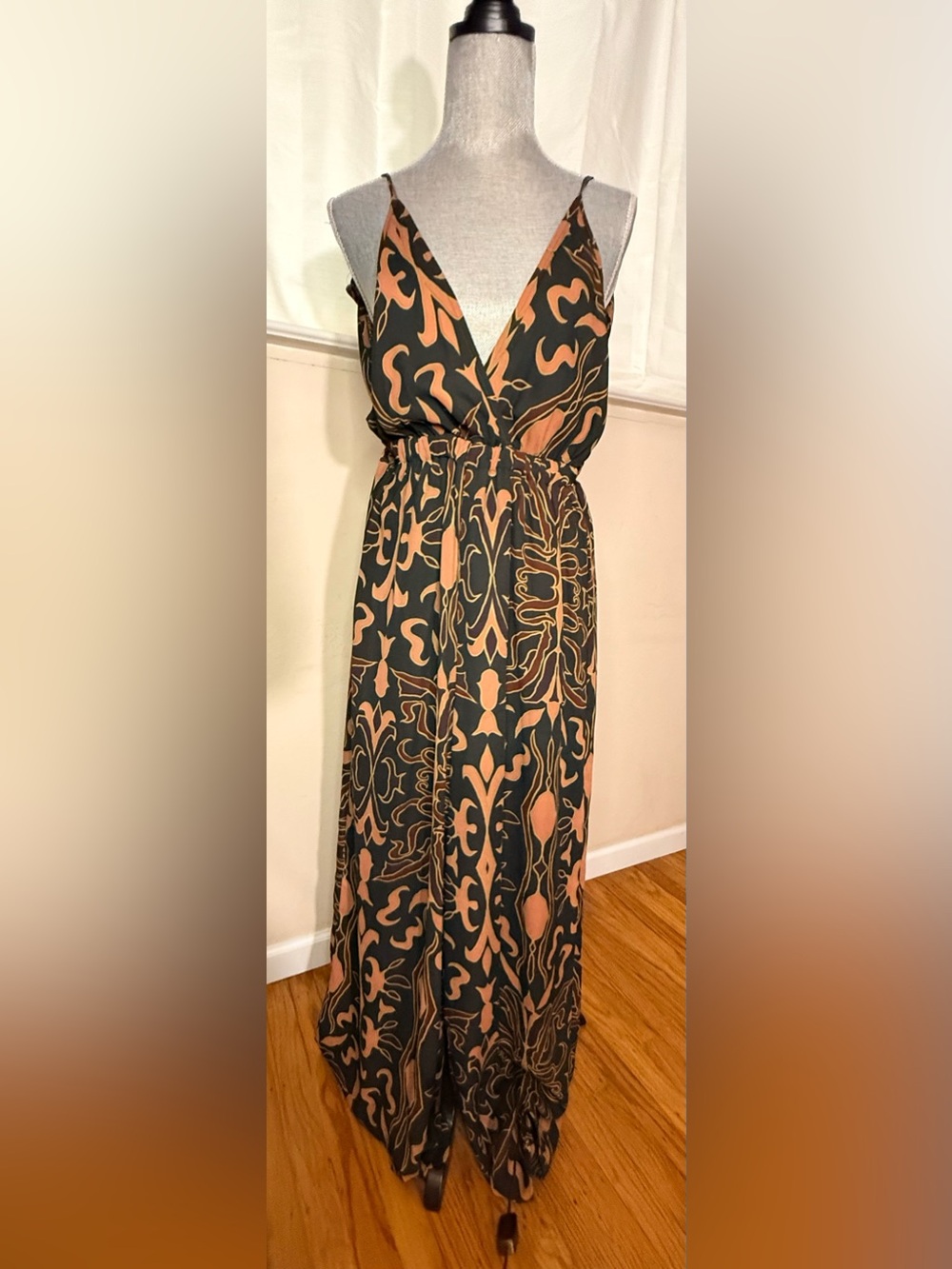By Together Patterned Maxi Jumpsuit
